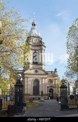 Cattedrale di S. Filippo su Colmore Row in Birmingham Foto Stock