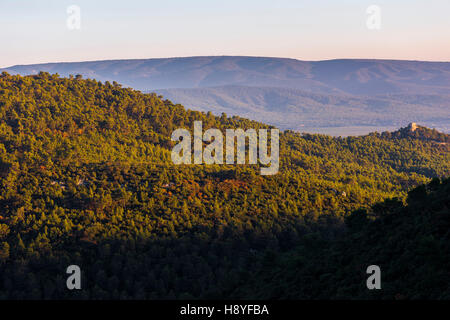 Ruines du Vieux Nans les pins Var Francia Foto Stock