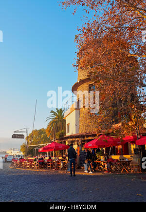 Uruguay, Dipartimento di Colonia e Colonia del Sacramento, vista del ristorante El Torreon. Foto Stock