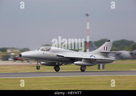 Hunter T7 jet fighter Foto Stock