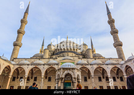 Sultan Ahmed (Moschea Blu) ad Istanbul in Turchia Foto Stock