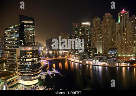 Marina in Internet City, Dubai, Emirati Arabi Uniti Foto Stock