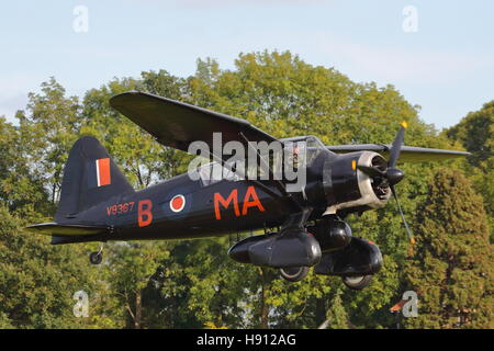 Westland Lysander Mk III ad un Air Show a Old Warden, Regno Unito Foto Stock