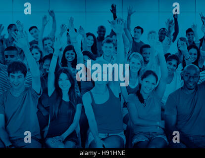 Variazione di persone della comunità conferenza concetto lezione Foto Stock