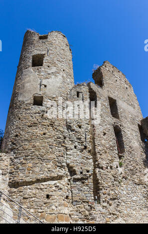 Doria il castello in Dolceaqua (Liguria), incredibile villaggio medievale dell'Italia. Foto Stock