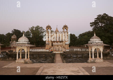 Scindia Chhatris a Shivpuri Foto Stock