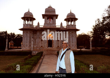 Scindia Chhatris a Shivpuri Foto Stock