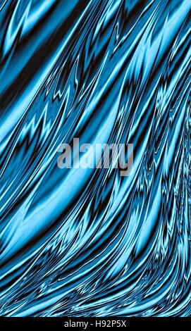 Abstract onde e pieghe - generati digitalmente immagine Foto Stock