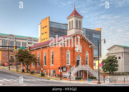 Il Dexter Avenue King Memorial chiesa battista a Montgomery, Alabama. Foto Stock