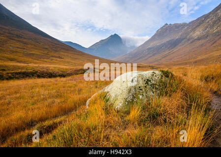 Glen Sannox, Isle of Arran, North Ayrshire, in Scozia Foto Stock