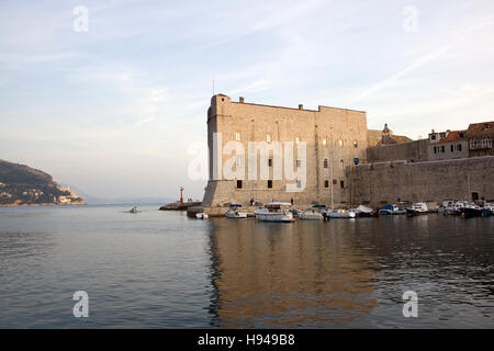 Bay 'Stara luka' in Dubrovnik, Croazia Foto Stock