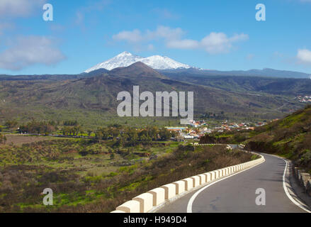 Cammino di Santiago del Teide Tenerife, Spagna Foto Stock