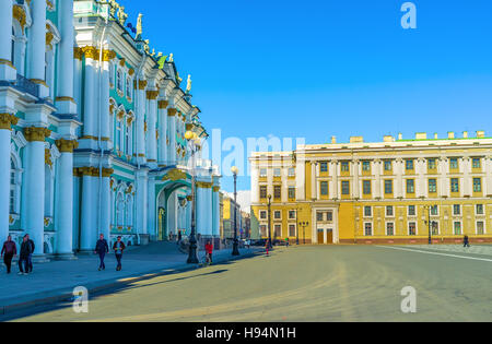 Il palazzo d'inverno è il bellissimo esempio di Elizabethan stile barocco Foto Stock