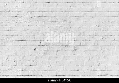 Bianco parete in mattoni, seamless sfondo dettagliato texture foto Foto Stock