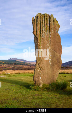 Machrie Moor circoli di pietra, Isle of Arran, North Ayrshire, in Scozia Foto Stock