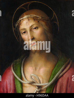 Pietro Perugino - Cristo coronato di spine - 1500 Foto Stock