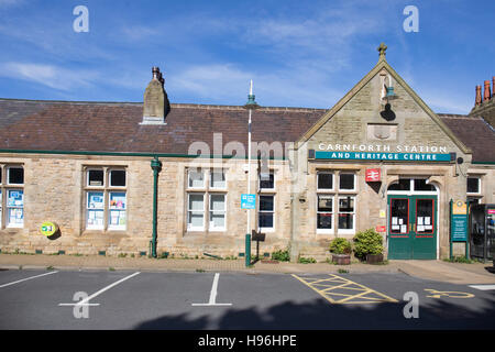 Carnforth la stazione ferroviaria e il Centro del Patrimonio Carnforth LANCASHIRE REGNO UNITO Foto Stock