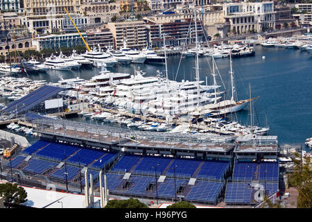 Preperations per la Formula One Grand Prix di Monaco il 22.-25. Maggio 2008, Monaco, Europa Foto Stock