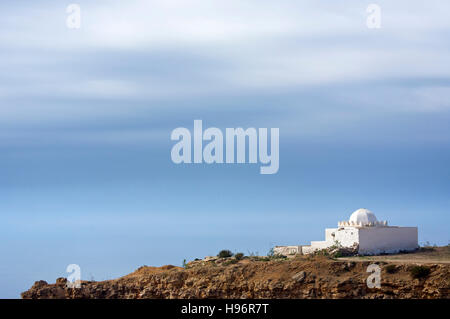 Marabout sulla costa, Marocco, Africa del Nord Foto Stock