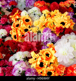 Orange bouquet di fiori Foto Stock