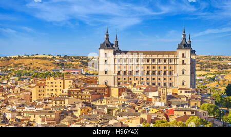 Alcazar di Toledo, Spagna Foto Stock