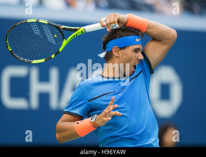 Rafael Nadal (ESP) a US Open 2016 campionati a Flushing Meadows,New York,USA Foto Stock
