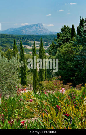 Montagne Sainte-Victoire, Provence-Alpes-Côte d'Azur, in Francia Foto Stock