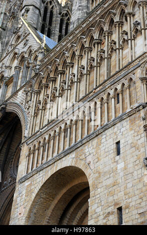 Cattedrale di Lincoln Inghilterra Foto Stock