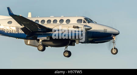 Beech King Air Avenger 350 aeromobili di 750 Squadrone, Royal Navy Foto Stock