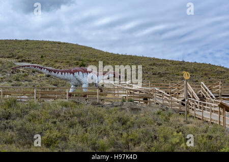 Dinosauro Baryonyx, Igea, La Rioja, Spagna, Europa Foto Stock