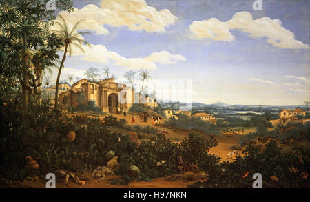 Vista di Olinda Brasile 1662 da Frans Post 1612-1680 Foto Stock