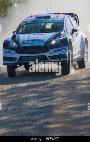 Coffs Harbour, Australia - 18 Novembre 2016 : Campionato del Mondo Rally Australia Coffs Harbour - Stadio Utungun. © mjmediabox/Alamy Live News Foto Stock