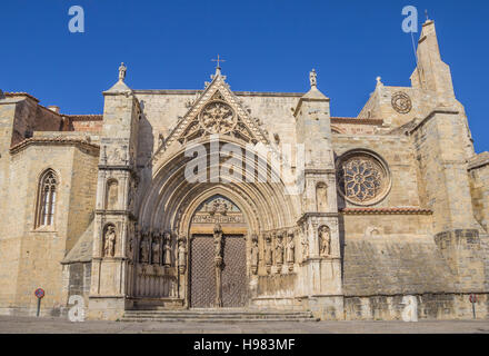 Chiesa di Santa Maria la maggiore di Morella, Spagna Foto Stock