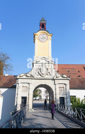 Ingolstadt: Portal of the New Castle, Oberbayern, Upper Bavaria, Bayern, Bavaria, Germany Foto Stock