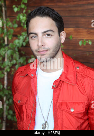 DARIN ZANYAR cantante svedese e song writer 2014 Foto Stock