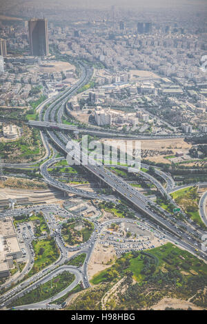 TEHERAN, IRAN - 05 ottobre 2016: vista dalla Torre Milad a Tehran, Iran. Foto Stock