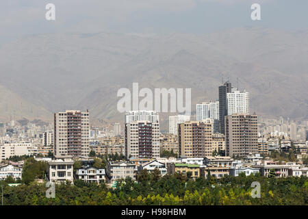 TEHERAN, IRAN - 05 ottobre 2016: vista dalla Torre Milad a Tehran, Iran. Foto Stock