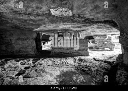 Trabacche catacomba in Sicilia. Foto Stock