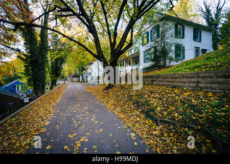 Henry Clay Street, in harpers Ferry, West Virginia. Foto Stock