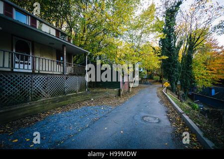 Henry Clay Street, in harpers Ferry, West Virginia. Foto Stock