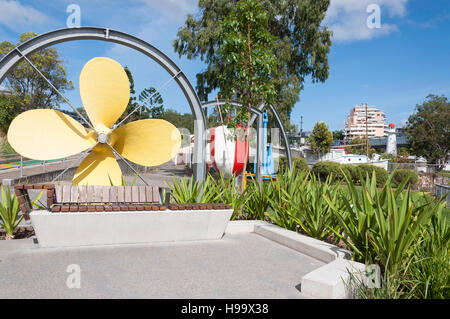 Ingresso al Queensland Museo Marini Park, Kangaroo Point, Città di Brisbane, Brisbane, Queensland, Australia Foto Stock