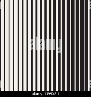 Vector Seamless in bianco e nero di mezzitoni strisce verticali Pattern Illustrazione Vettoriale