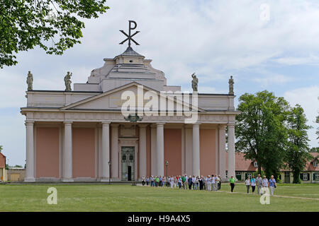 Chiesa parrocchiale, Ludwigslust, Meclemburgo-Pomerania Occidentale, Germania Foto Stock