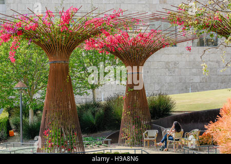 Il Getty Center Gardens Foto Stock