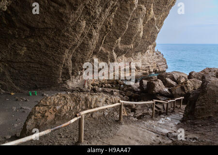 Vinoteca Golitsyn grotta Chaliapin in montagna Koba-Kaya Foto Stock