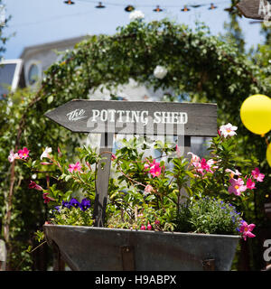 Un "Potting Shed' segno a motivi, Alessandria a Sydney Foto Stock