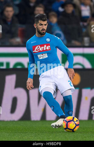 Udine, Italia. Xix Nov, 2016. Hysaj Elseid (Napoli) Calcio/Calcetto : Italiano 'Serie A' match tra Udinese 1-2 SSC Napoli in Dacia Arena di Udine, Italia . © Maurizio Borsari/AFLO/Alamy Live News Foto Stock