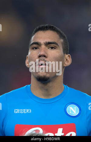 Udine, Italia. Xix Nov, 2016. Allan (Napoli) Calcio/Calcetto : Italiano 'Serie A' match tra Udinese 1-2 SSC Napoli in Dacia Arena di Udine, Italia . © Maurizio Borsari/AFLO/Alamy Live News Foto Stock