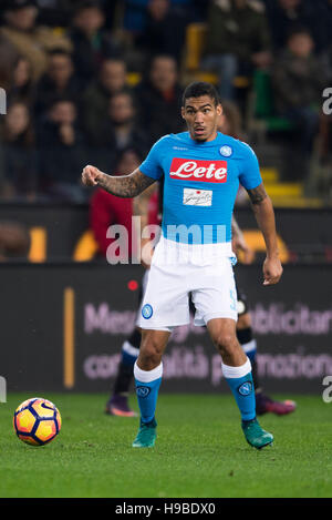 Udine, Italia. Xix Nov, 2016. Allan (Napoli) Calcio/Calcetto : Italiano 'Serie A' match tra Udinese 1-2 SSC Napoli in Dacia Arena di Udine, Italia . © Maurizio Borsari/AFLO/Alamy Live News Foto Stock