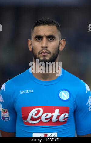 Udine, Italia. Xix Nov, 2016. Faouzi Ghoulam (Napoli) Calcio/Calcetto : Italiano 'Serie A' match tra Udinese 1-2 SSC Napoli in Dacia Arena di Udine, Italia . © Maurizio Borsari/AFLO/Alamy Live News Foto Stock